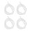 16Pièces Tubes Silicone Réutilisables Pour Pompes À Lait Transparentes 3