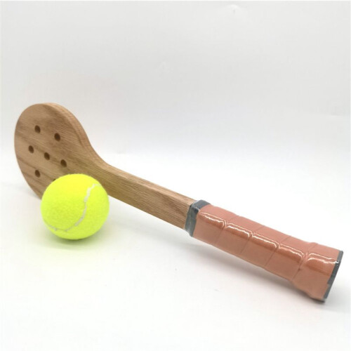 Functional Wooden Racket Pointer Tennis Spoon Trainer Swing Practice Tool Training Auxiliary Equipment 2
