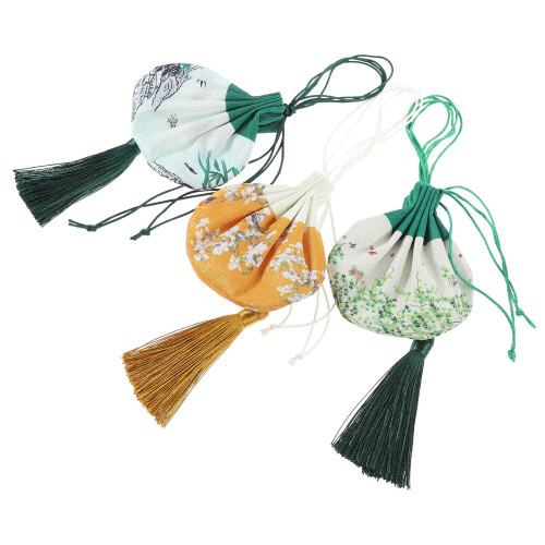 12Pcs Cotton Empty Sachet Bags with Chinese Pattern Design 2