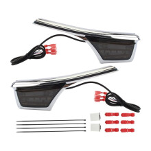 1 Pair Motorcycle LED Rear Turn Signal Passenger Armrest Trim Light Accessories for Goldwing GL1800 2006-2017