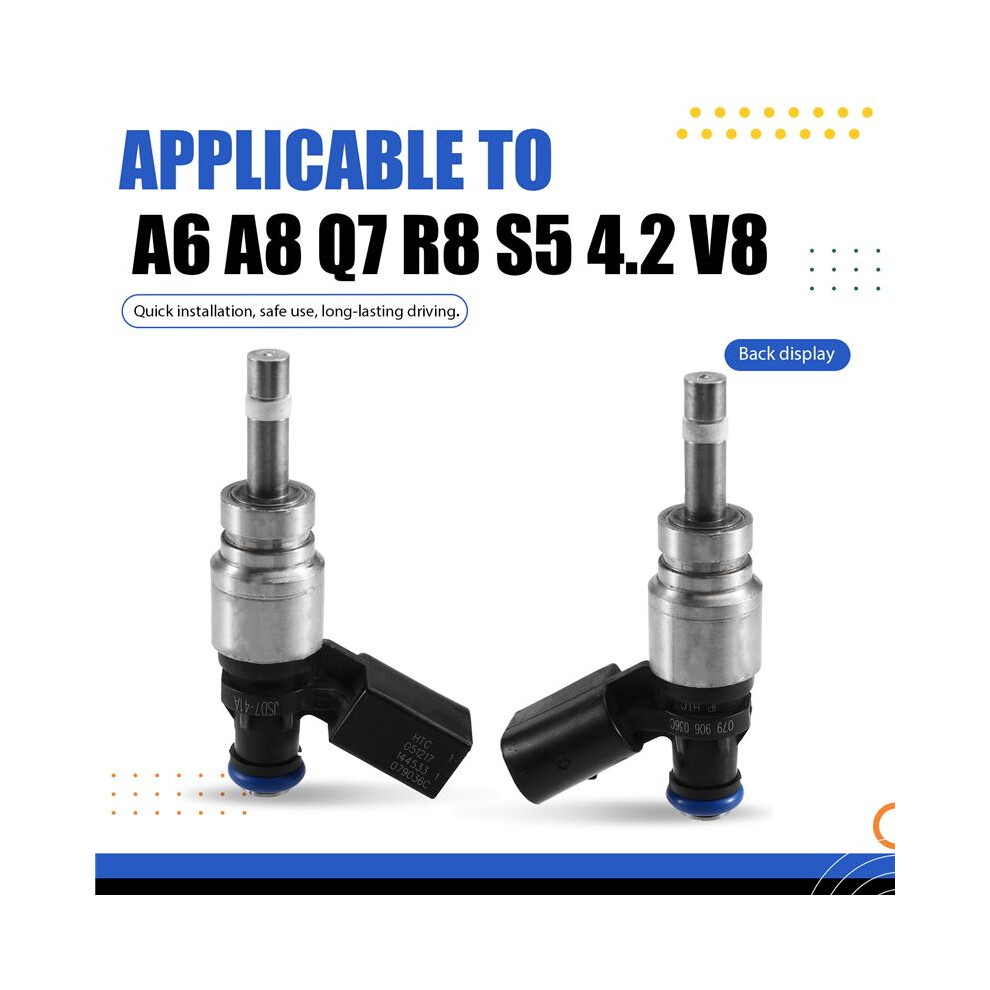 4Pcs Car Fuel Injector Nozzle 079906036C 079 906 036 C For A6 A8 Quattro Q7 R8 S5 4.2 V8 4712027000807