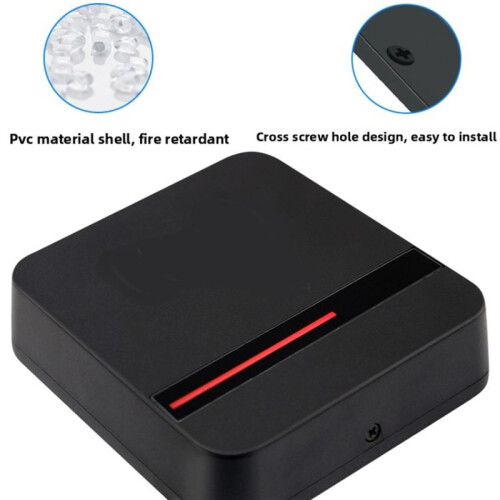 IP68 Waterproof Square Access Control Card Reader Wiegand 26/34 Bit Card Reader  Access Control MF 2