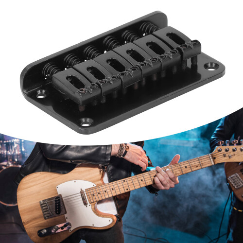 Hardtail Bridge 78mm Fixed Metal Replacement for Strat Tele Guitar