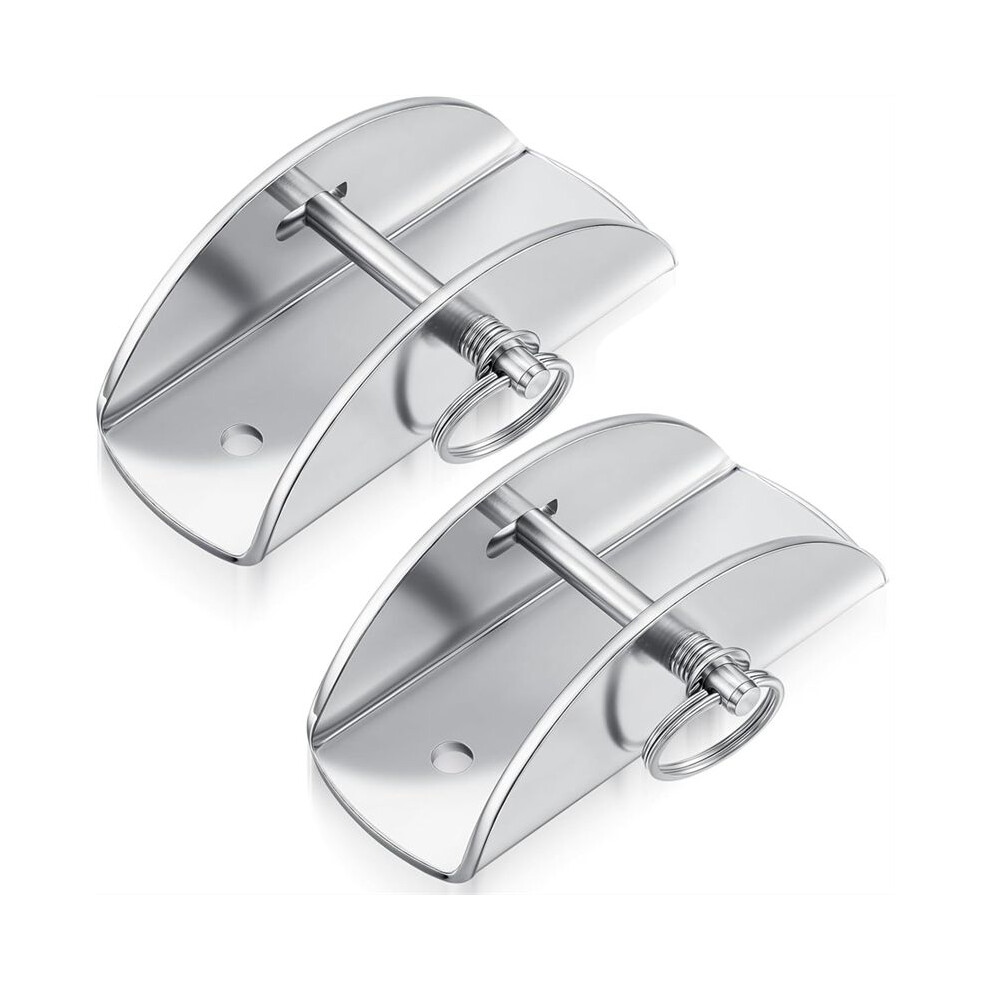 Tauoh 2Set Anchor Lock For Oar Row Boat Steel Anchor Chain Lock Stopper For Boat Marine Yacht 5/16"Pin Or Schackle To 7/16"