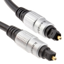 Pure TOS Link TOSLink Optical Digital Audio Cable HQ 6mm Lead 1m