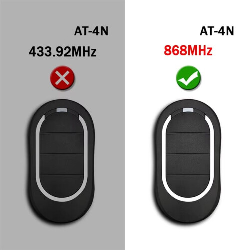 For ALUTECH AT-4N 868MHz Garage Door Remote Control 868.35MHz Rolling Code Remote Control Garage Door Opener Command 1