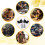 Diamond Core Drill Bit Set, 10 PCS Brazed Hole Saw for Tile, Granite, Marble, and More 7