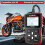 ANCEL MT100 Motorcycle Diagnostic Tool OBD2 Decoder W 4 Adapter for    Electric Fuel Injection Scanner 3