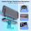 Wall-Mounted Metal Stand for Switch2//OLED - Pro Controller Compatible Game Card Slots Space-Saving Gaming Stand 5