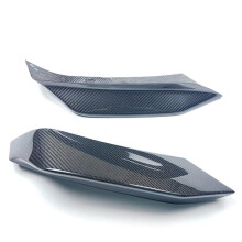 Front Bumper Side Air Vent Splitters Trim Dry Carbon Fiber for F80 M3 F82 F83 M4 Frame Upper Spoiler Cover Canard