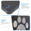 1Ensemble Porte Écran Magnétique Pour Animaux Noir Durable 7