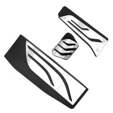 Cubierta del Pedal del Freno del Acelerador con Estilo de Coche para Serie 1, 2, 3, 4, F20, F21, F30, F32, F36, M3, M4, LHD (3 Piezas)