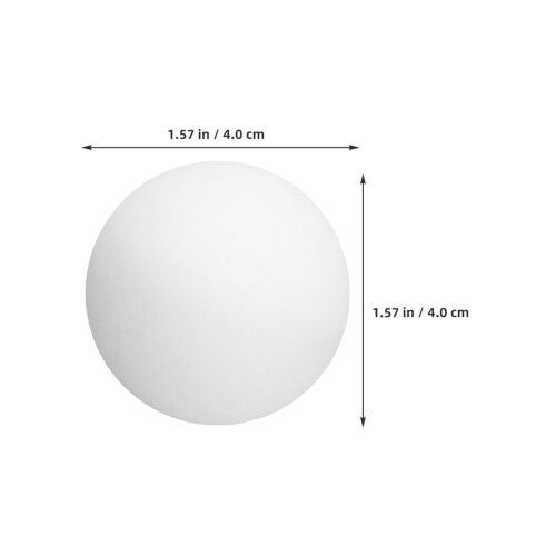 80Pièces De Tennis De Table Blanches ABS Accessoires Pour Jeu 1