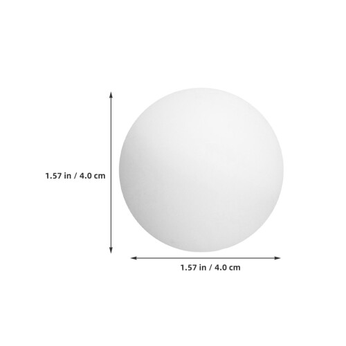 80Pièces De Tennis De Table Blanches ABS Accessoires Pour Jeu 2