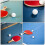 80Pièces De Tennis De Table Blanches ABS Accessoires Pour Jeu 7
