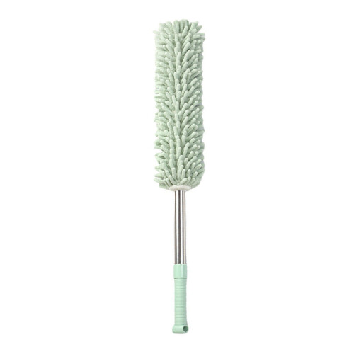 Detachable Washable Chenille Hand Duster, Extendable, Light Green