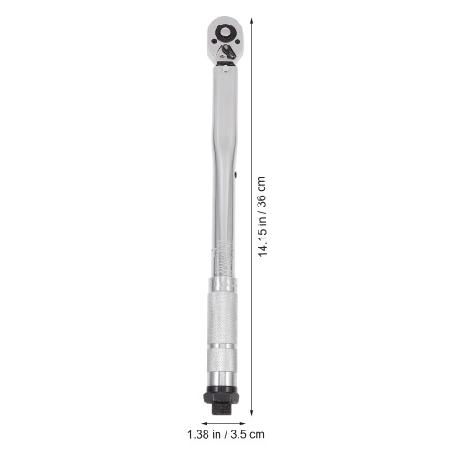 Clé Dynamométrique 3/8 Chromé Vanadium Argentée Pour 1