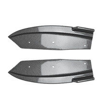 Car Rear Bumper Lip Diffuser Splitter Winglet Apron Spoiler Carbon Fiber Trim for X4 G02 M Sport 2018-2021