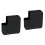 2Pièces Coque Silicone Noire Protectrice Adaptateur 15 Pro 4