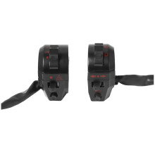 Interruptor de Control de Manillar de Motocicleta ATV de 7/8 Pulgadas y 22 mm, Lado Izquierdo y Derecho, Luces de Carretera y Cruce, Luces de ,