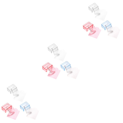 9Pièces Accessoires Tampons Transparente Variées 1