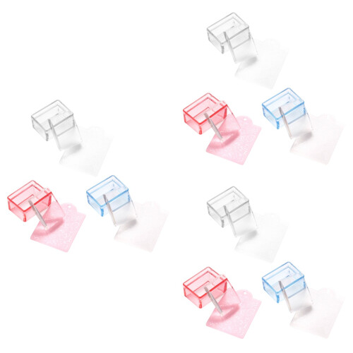 9Pièces Accessoires Tampons Transparente Variées 2