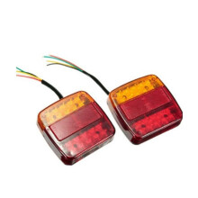 2Pcs 12V 26LED Truck Rear Tail Light LED Turn Signal Light Indicator Light Waterproof Brake Light for Car ATV RV Trailer