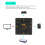 3-in-1 4K HDMI Switch 3D Video Selector for PC, Console, TV 5