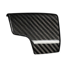 Real Carbon Fiber for  A6 A6L A8 Q7 S7 RS6 Gear Shift Panel Frame Shifter Knob Decorative Cover Sticker Black
