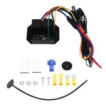 Adjustable Temperature Range Digital Electric Thermatic Fan Kit 0444 Digital Radiator Fans Controller Swith Kit