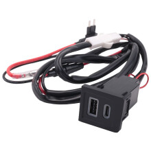 Dla Multivan T5 2008-2012 Adapter do Ładowania Telefonu Ładowarka Samochodowa USB Port PD Szybkie Ładowanie Szybkie Ładowanie QC3.0