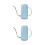 2Pcs Blue Household Watering Cans with Comfortable Grip for Plants 4