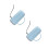 2Pcs Blue Household Watering Cans with Comfortable Grip for Plants 6