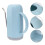 2Pcs Blue Household Watering Cans with Comfortable Grip for Plants 11