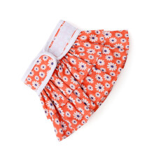 Adjustable Polyester Dog Sanitary Panty Orange Daisy S for Pet Physiological Care