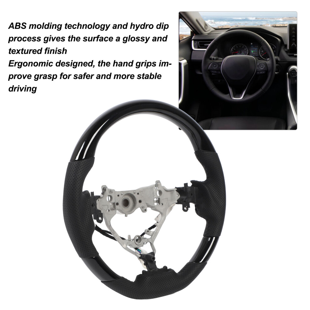 Nappa Heated Steering Wheel Gloss Xu60 Black 7790334335925