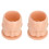 200pcs Doll-Shaped Tattoo Ink Cups, 20mm Height, Flat Base 12