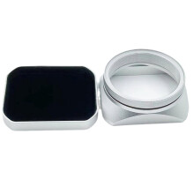 Metal Square Lens Hood for  X100V X100VI X100F  X100S Camera with Lens Cap Black