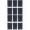 12Pièces Tableau À Écrire Noir Double-Side Avec Base Pour Décoration 5