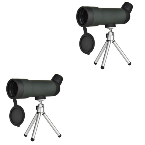 2Pièces Monoculaire Compact 20x50mm Avec Trépied Étanche Multicouleur 2