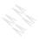 8Pcs Compact White Removable Infant Food Clamps PP Feeding Tools 4