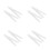 8Pcs Compact White Removable Infant Food Clamps PP Feeding Tools 7