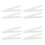 8Pcs Compact White Removable Infant Food Clamps PP Feeding Tools 9