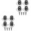 8Pièces Crochets Trunk Cargo Résistants Multi Pour Fixation Filet Auto 3