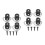 8Pièces Crochets Trunk Cargo Résistants Multi Pour Fixation Filet Auto 4