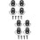 8Pièces Crochets Trunk Cargo Résistants Multi Pour Fixation Filet Auto 7