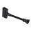 Support de pneu de secours E-Track de 7 pouces noir zingué 15