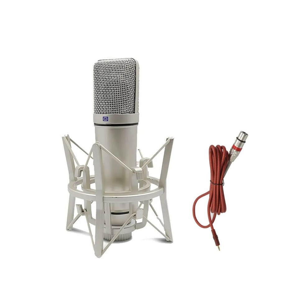 Metal Professional Condenser Microphone Studio Microphone For Computer Gaming Recording Singing Podcast Sound Card 6031959844531