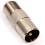 kenable F Type Screw Connector Socket to RF Coax Aerial Male Adapter 1