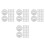 200Pièces Protections Bougies En Carton Pour , Usage DIY 9